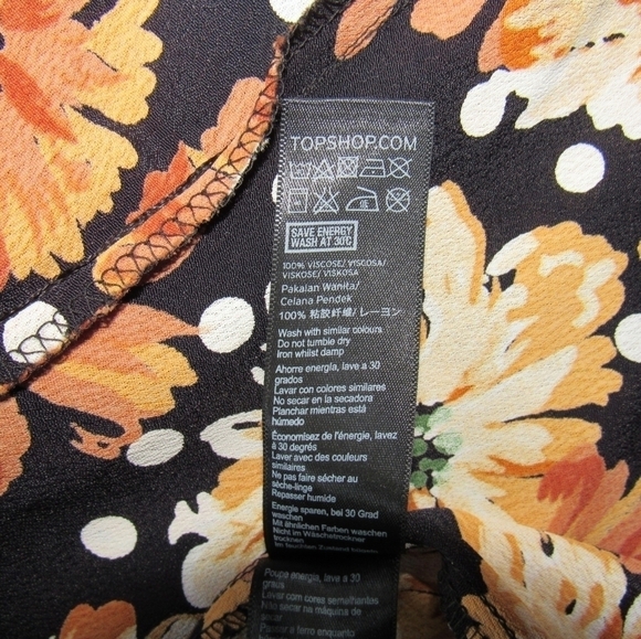 Topshop Floral Polka Dot Cutout Romper - Picture 6 of 9